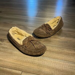 Ugg Blue Camo Fleece Lined‎ House Shoes Women 8